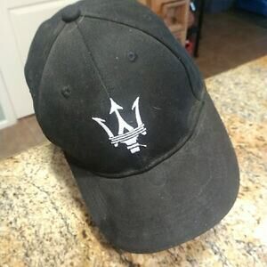 Maserati Embroidered Logo Adjustable Baseball Cap